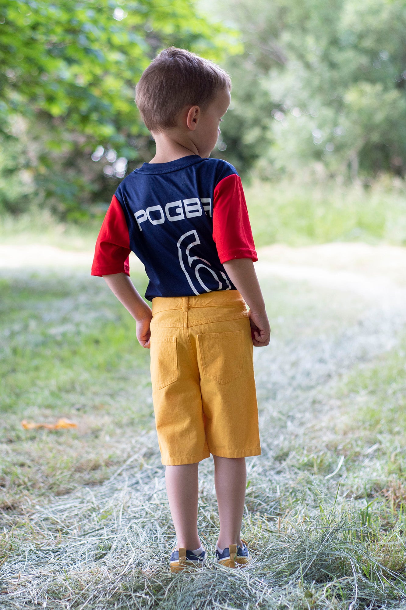 Bermuda garçon jaune