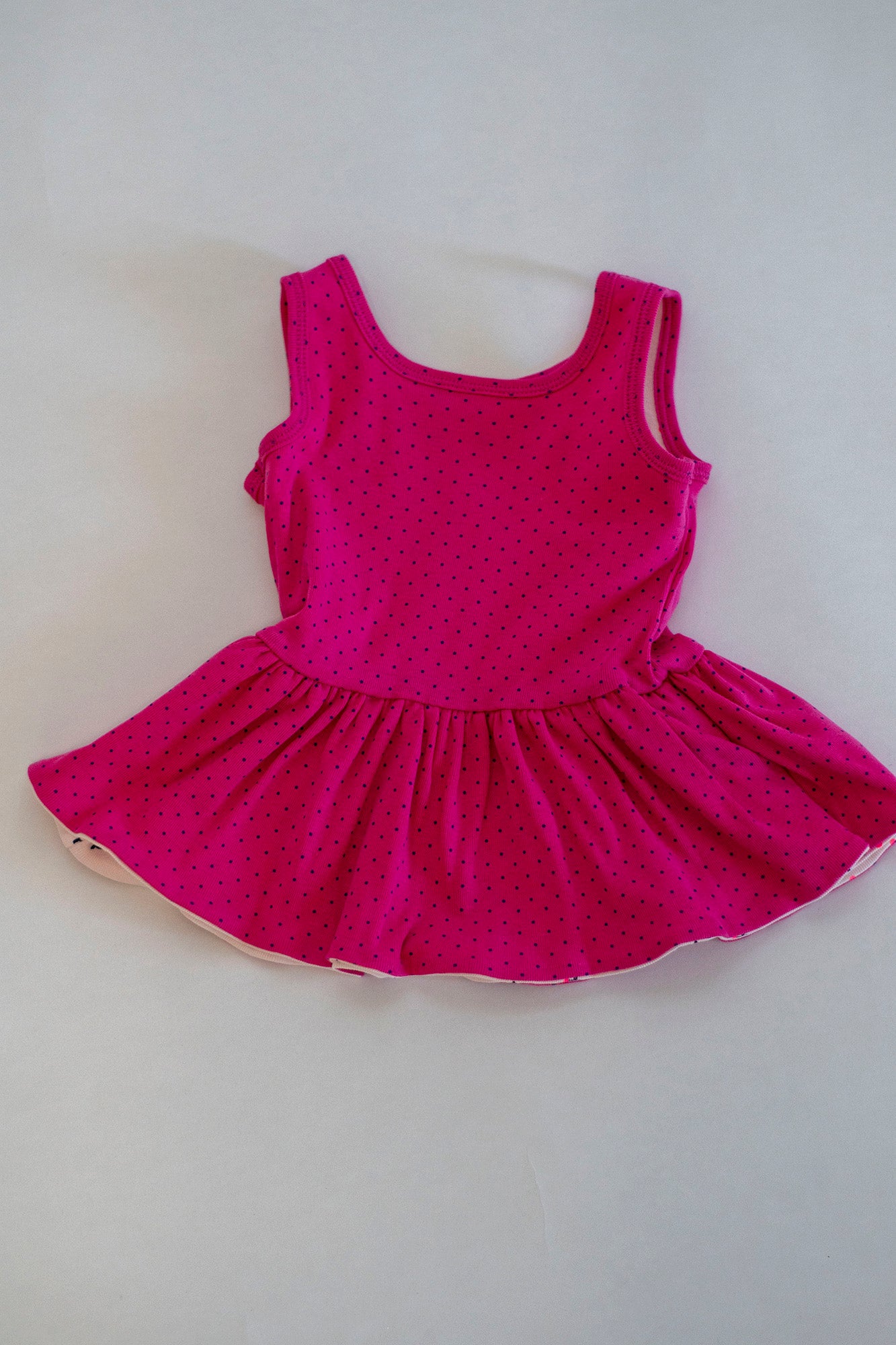 Robe bébé fille réversible