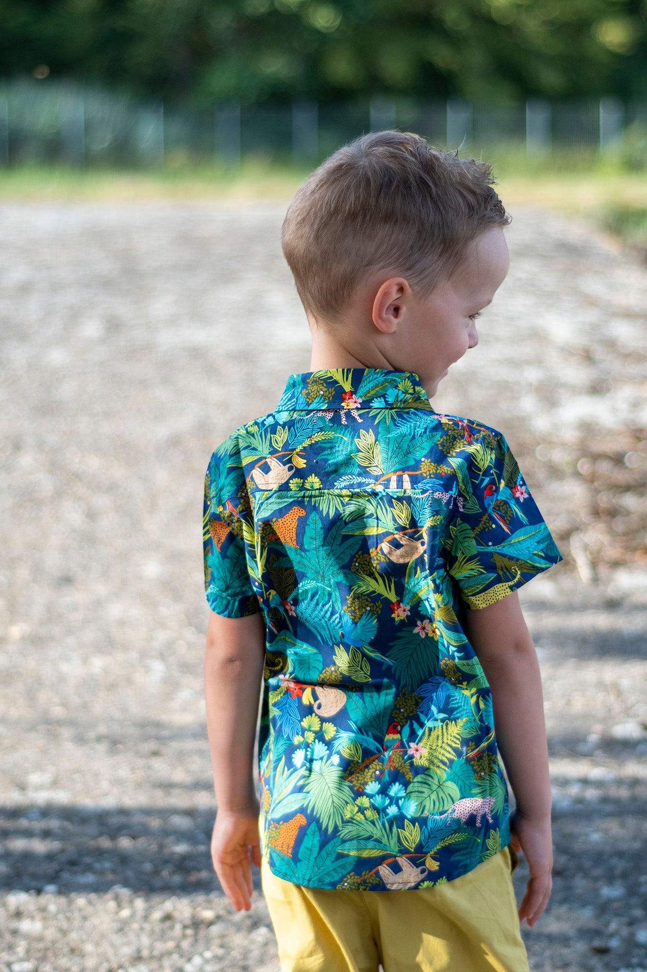 Chemise garçon manches courtes