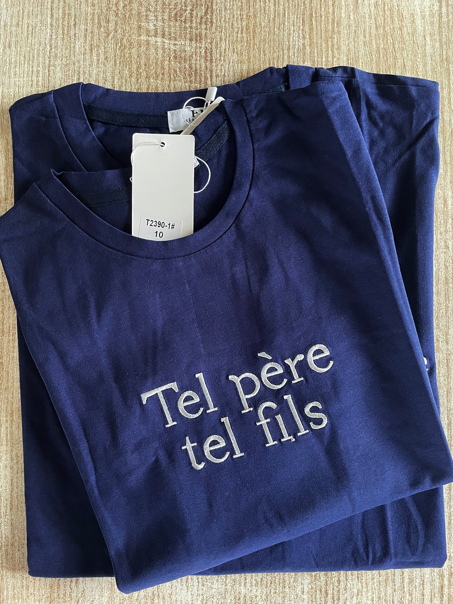 T-shirt "tel père tel fils"