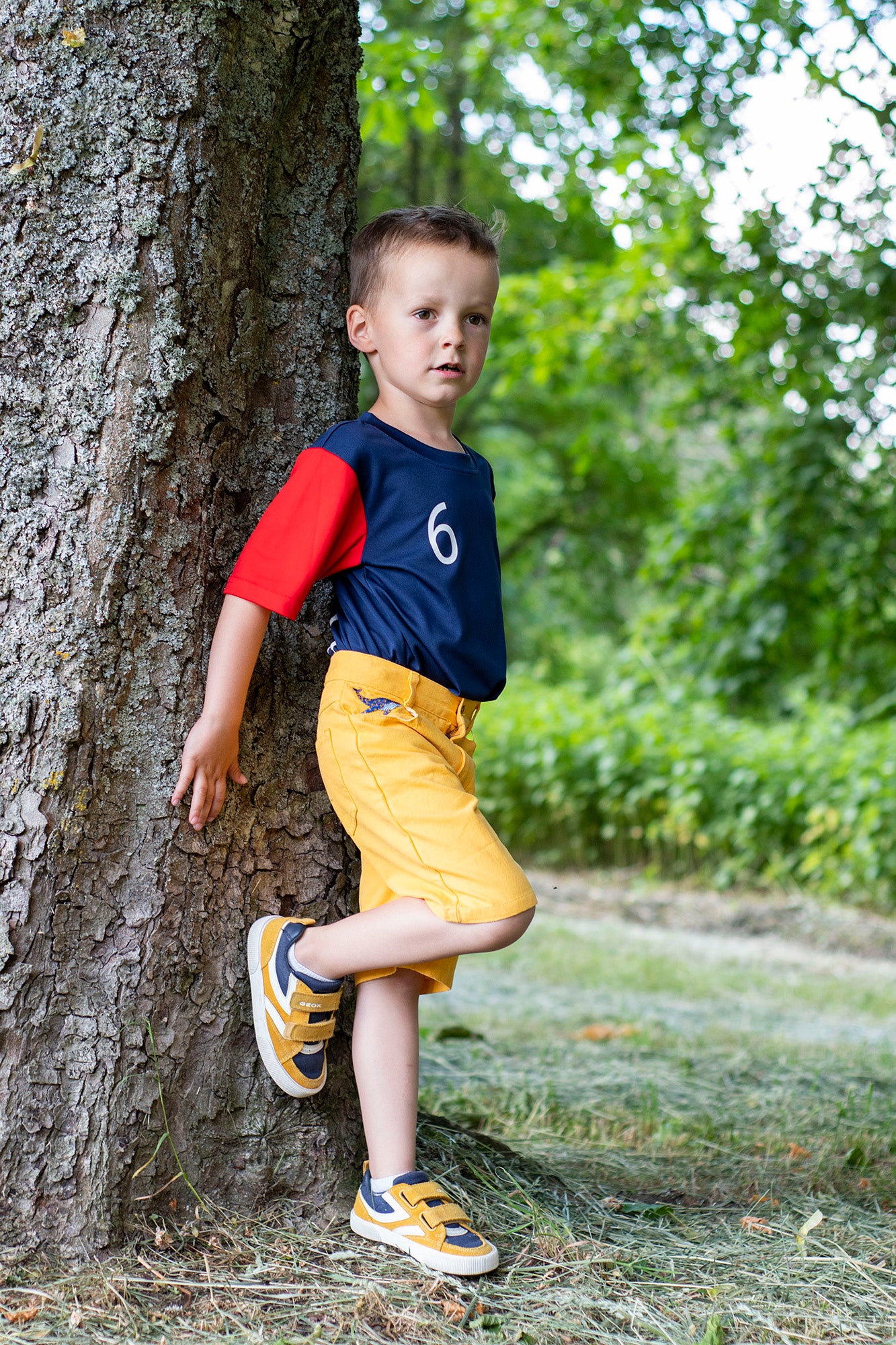 Bermuda garçon jaune