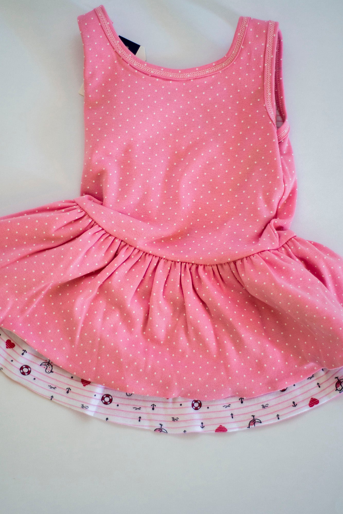 Robe bébé fille réversible