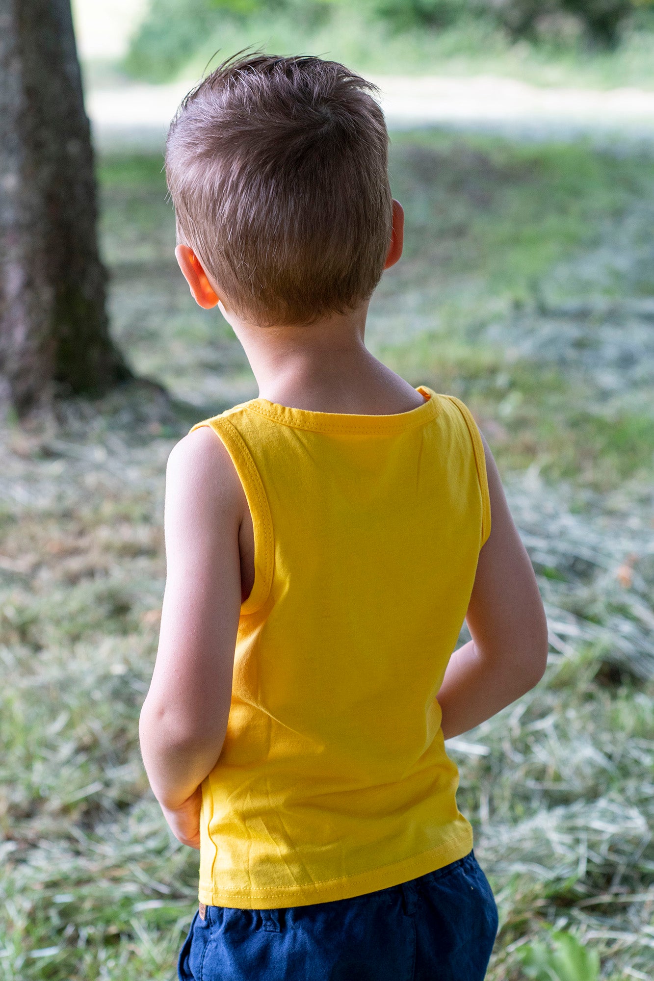 Débardeur garçon pirate jaune